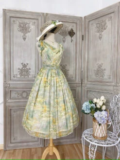 Elegance Greek Oil Painting Style Print Jumper Skirt -LOLITA Shop s O1CN01FgTP9G1THYU4CpDYm 555372357