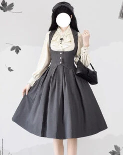 [Pre-order] Forest Knows Fall Classical Jumper Skirt With Ribbon Headband -LOLITA Shop s O1CN01G26YP82IEO4KvB0U8 482929254