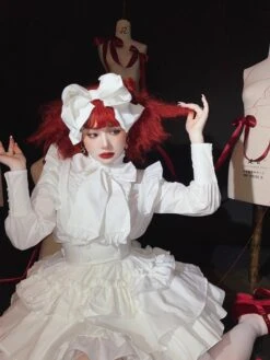 Doll's House Ribbon Tie Ruffle Blouse 5 Colors -LOLITA Shop s O1CN01JGhuoJ1CNe2Te3Fmz 668290069