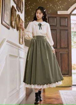 Lady-style Retro Classical Setup [Long Sleeve Type] Total 5 Colors -LOLITA Shop s O1CN01JnQ6ad1Xm12exjj1Q 153312965