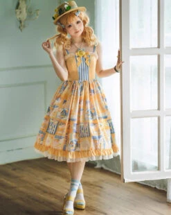 [Pre-order] Loquat And Lemon Jumper Skirt -LOLITA Shop s O1CN01K8ahRV2GOLQdLVwdT 57119005