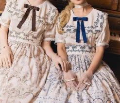 Opera Theater Embroidered Short Sleeve Blouse 21 Opera Theater Embroidered Short Sleeve Blouse -LOLITA Shop s O1CN01KGL1pL1NZyb1qfW29 756511585 1