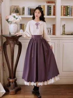Lady-style Retro Classical Setup [Long Sleeve Type] Total 5 Colors -LOLITA Shop s O1CN01LKOdsW1Xm12avfpGx 153312965