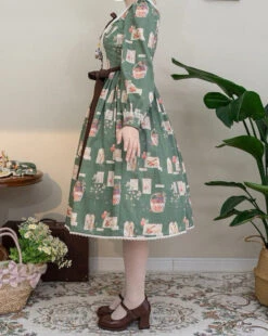 [Pre-order] Forest Encyclopedia Print Dress -LOLITA Shop s O1CN01LSODIR2GOLSAoPneP 57119005 09855a6f 667d 4aa5 996e 8c10338d8eb3