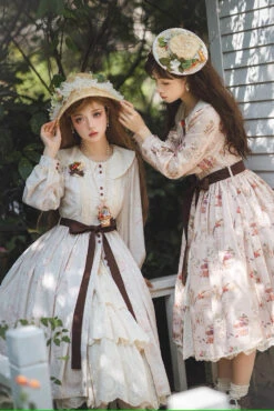 [Pre-order] Forest Encyclopedia Print Dress -LOLITA Shop s O1CN01LzMKxc2GOLRvaw3Do 57119005 b8439585 c9c8 4be0 b422 77f821583210