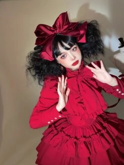 Doll's House Ribbon Tie Ruffle Blouse 5 Colors -LOLITA Shop s O1CN01PKglvV1CNe2Z4nfcc 668290069