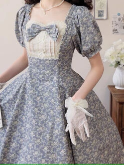 Floral Poetry Classical Short Sleeve Dress 30 Floral Poetry Classical Short Sleeve Dress -LOLITA Shop s O1CN01RUJOgC290nkJyQ2Q2 2534688006