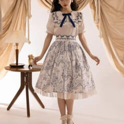 Opera Theater Embroidered Short Sleeve Blouse 23 Opera Theater Embroidered Short Sleeve Blouse -LOLITA Shop s O1CN01W53U2S1NZyalDbyTZ 756511585