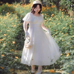 [Pre-order] Forest Gallery Retro Elegant Dress With Ribbon Hair Accessory Type 1 -LOLITA Shop s O1CN01a3GKlF2IEOADXOKu1 482929254 jpg Q75 jpg