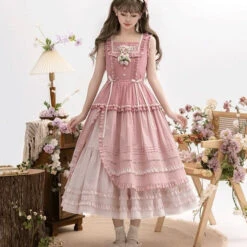 [Sale Period Ended] PEACH TREE Embroidered Jumper Skirt -LOLITA Shop s O1CN01cQegON1NZygZBCF32 756511585 1