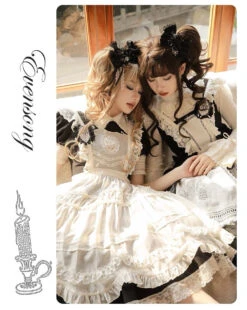 [Resale/Pre-orders Until 11/3] Evensong Short Sleeve White Collar Dress -LOLITA Shop s O1CN01fQQAez2CO6oDMVFZN 2812918463