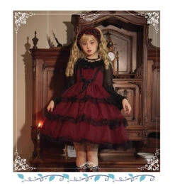 Maiden's Holiday Pearl Puff Jumper Skirt All 6 Colors -LOLITA Shop s O1CN01gLF1551y6nAL4mmAO 865286530