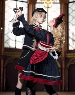 Dark Baroque Red And Black Jumper Skirt 21 Dark Baroque Red And Black Jumper Skirt -LOLITA Shop s O1CN01j9ibC42CZ6HRhinBG 2528448487