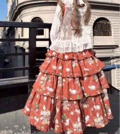 Camellia Berry Jumper Skirt Tiered Type Long Length -LOLITA Shop s O1CN01jGcZUj28oR8JPqIUT 331847979