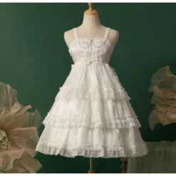 Maiden's Holiday Pearl Puff Jumper Skirt All 6 Colors -LOLITA Shop s O1CN01k62EBA1y6n9WIJ0gL 865286530