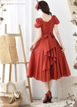 [Pre-order] Forest Gallery Retro Elegant Dress With Ribbon Hair Accessory Type 1 -LOLITA Shop s O1CN01l1GOiR2IEOAAmvwpd 482929254
