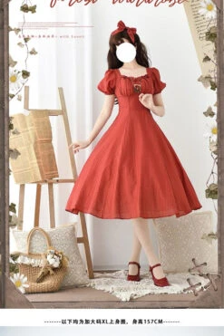 [Pre-order] Forest Gallery Retro Elegant Dress With Ribbon Hair Accessory Type 1 -LOLITA Shop s O1CN01o5WiPF2IEOABClVrK 482929254