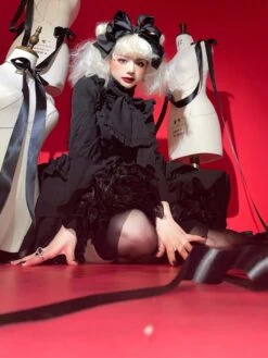 Doll's House Ribbon Tie Ruffle Blouse 5 Colors -LOLITA Shop s O1CN01oBXdVg1CNe2Xdftya 668290069 9b79c1b9 ab1f 46e3 94c7 9393f33129a3