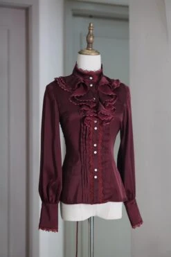 Fontainebleau Classic Frill Blouse 19 Fontainebleau Classic Frill Blouse -LOLITA Shop s O1CN01rJPuf51OM4G19uV7a 1741691690