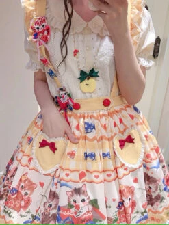 [Pre-order] Sweet Kitty Retro Short-sleeve Blouse -LOLITA Shop s O1CN01styfDl2GOLQ2DbPqS 57119005 87df6208 ee23 47f2 80cd 03fdabdac73b