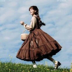 [Pre-orders Available Until 9/1] On The Hills Embroidered Jumper Skirt Mid-length -LOLITA Shop s O1CN01uxNClo1NZykHY4pOY 756511585 0d54764b e728 488d 8b7c dc1c0a1f4658