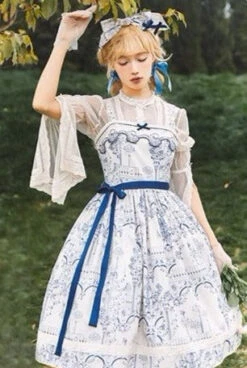 Opera Theater Dotted Tulle Blouse -LOLITA Shop s O1CN01xykDUD1NZyatbZMan 756511585