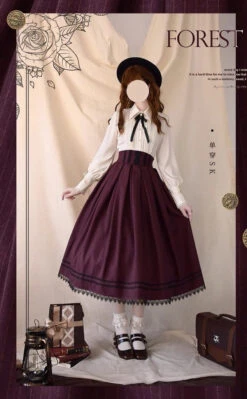 Griffin's Pledge High Waist Skirt -LOLITA Shop s O1CN01yvfgtn290ndjyEJr3 2534688006
